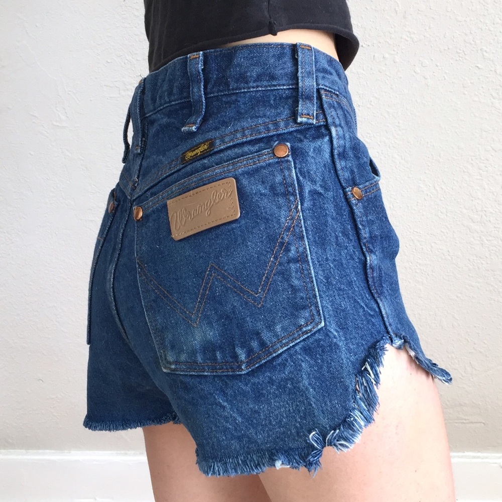 Wrangler high waist cutoff shorts